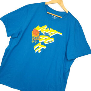 Nike Men's Just Do It Graphic The Nike Tee T-Shirt Size XXL Blue Basketball